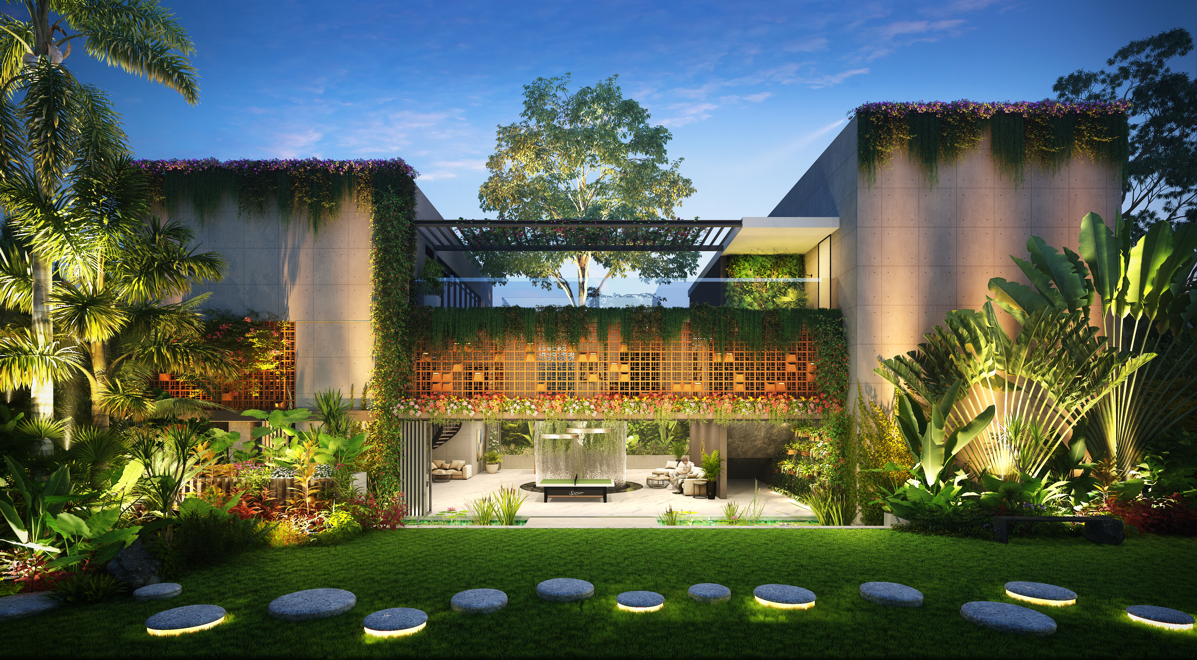 Villa Interior - Living Area