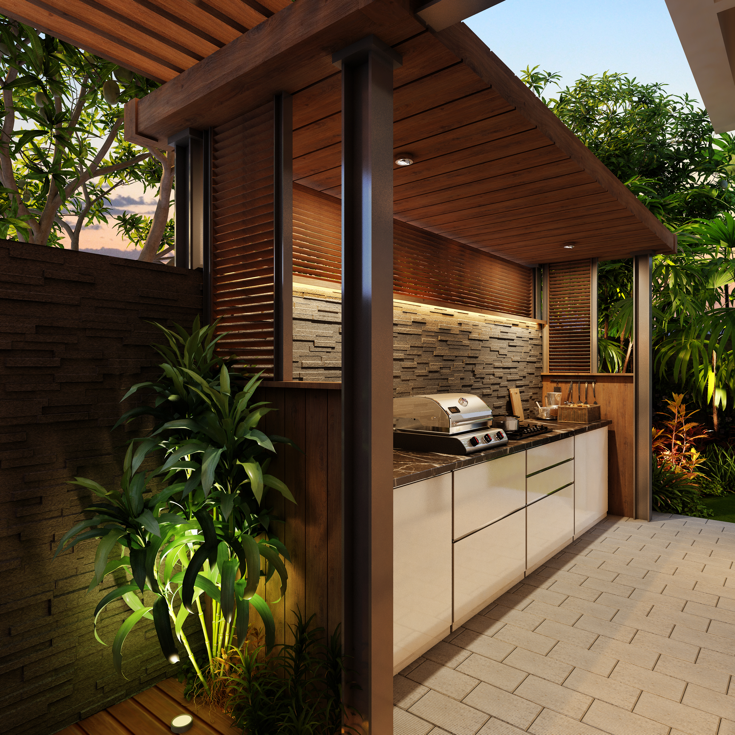 Villa Interior - Pool Deck