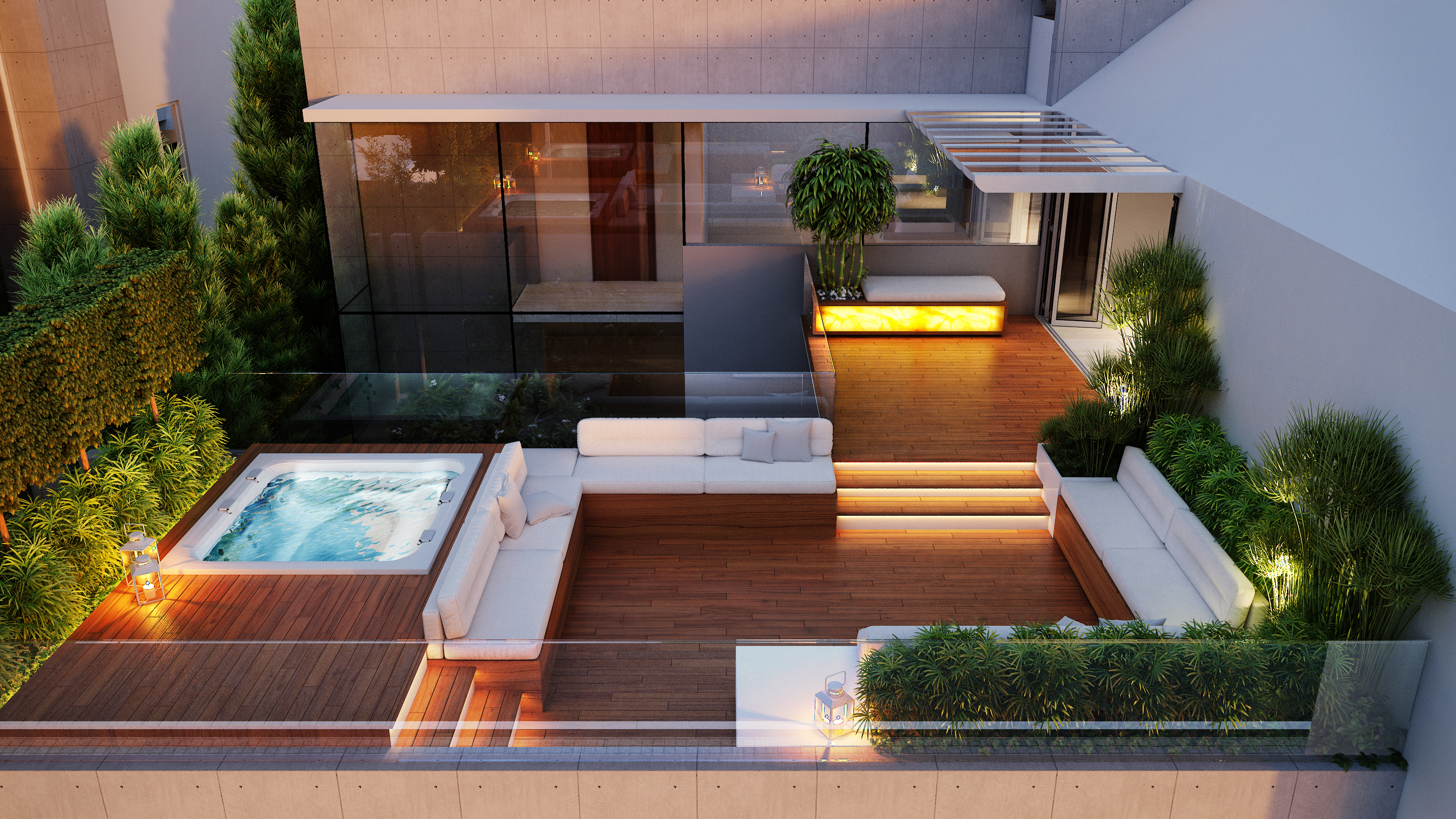 Villa Interior - Pool Area