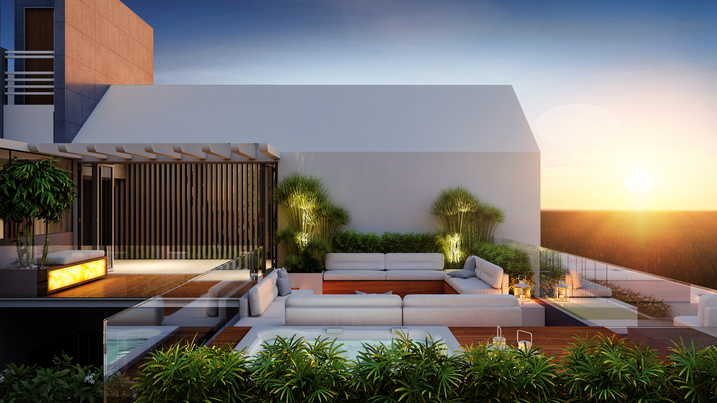 Villa Interior - Living Area