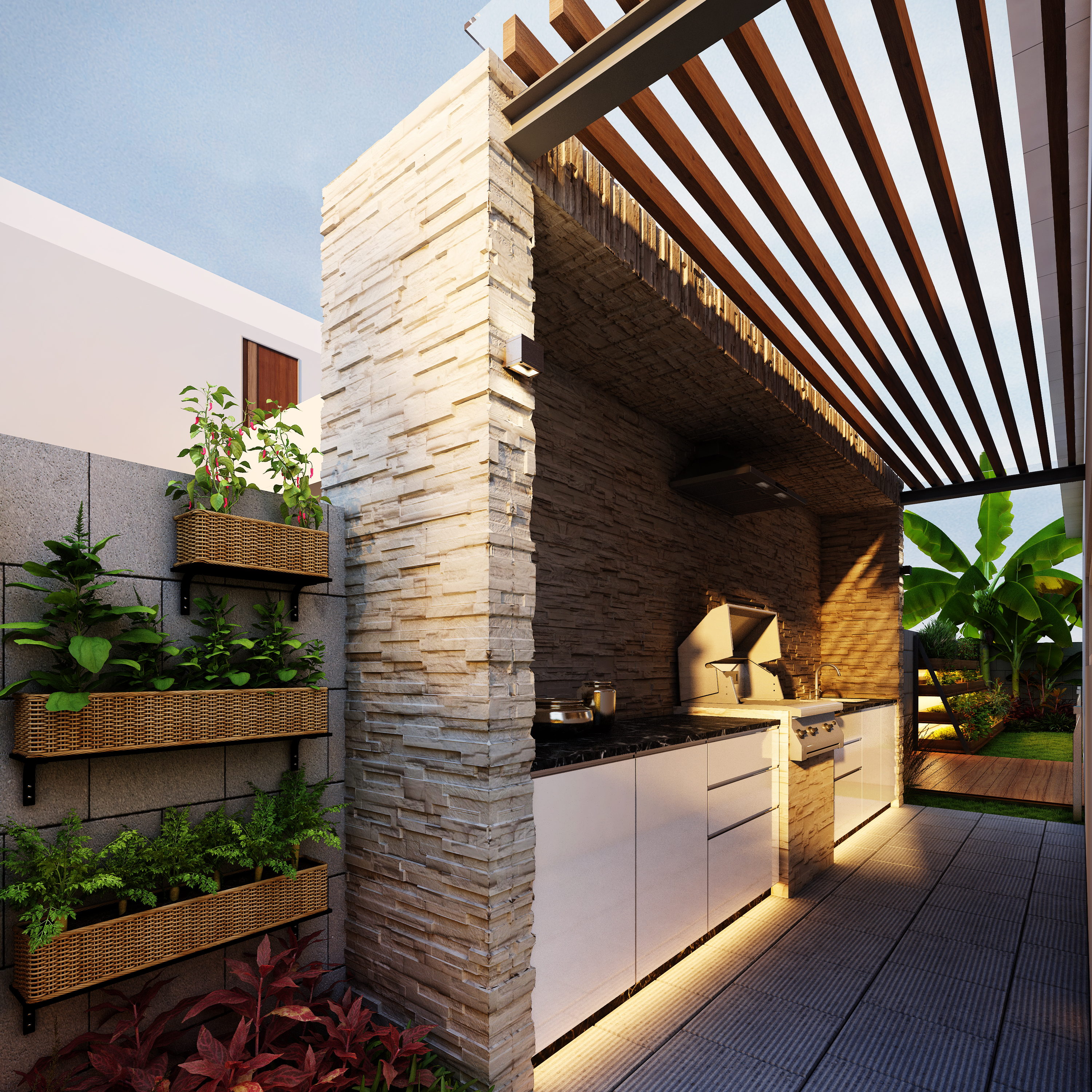 Villa Interior - Pool Deck